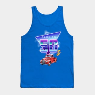 Back to 50s Car Tank Top